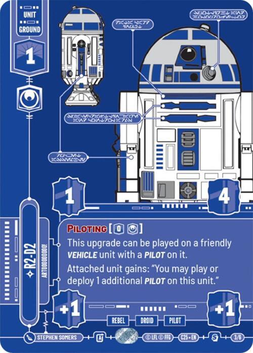R2-D2 - Artooooooooo! 45722 2025 Convention Exclusive Star Wars card