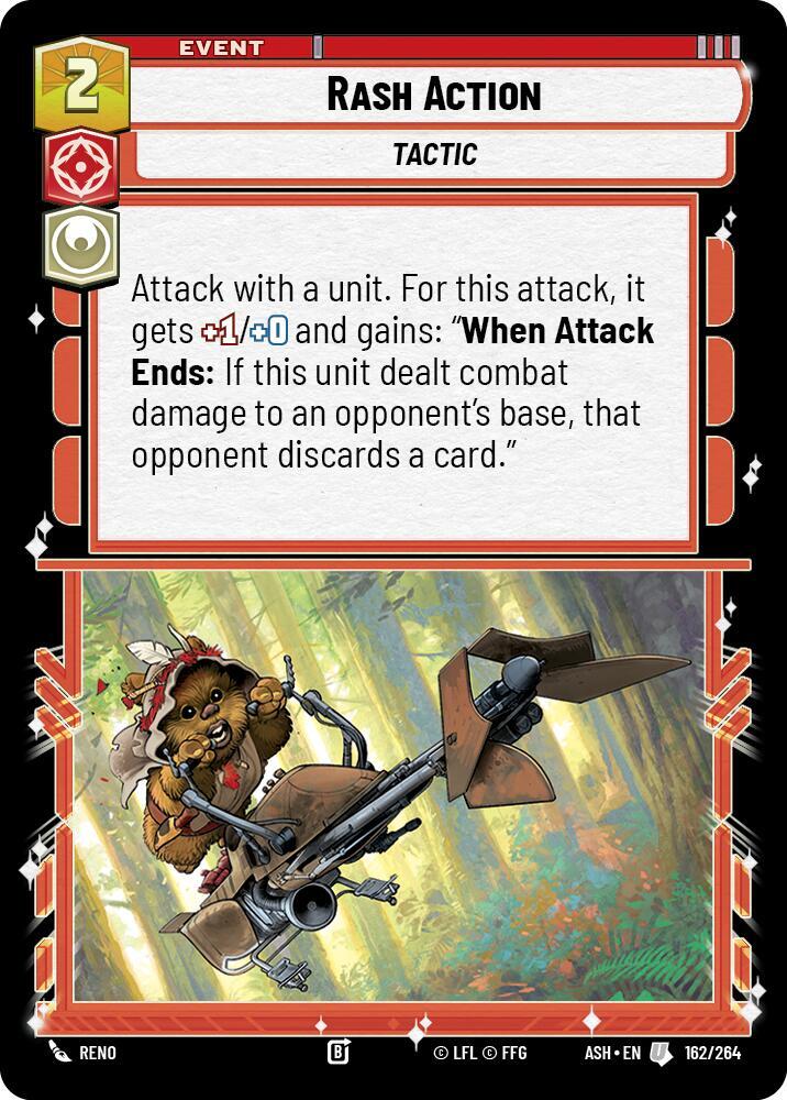 Rash Action 162/264 Ashes of the Empire Star Wars card