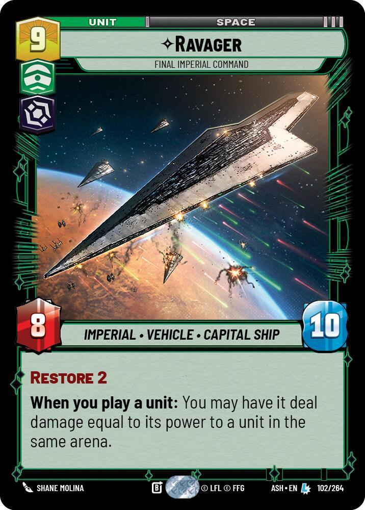 Ravager - Final Imperial Command 102/264 Ashes of the Empire Star Wars card