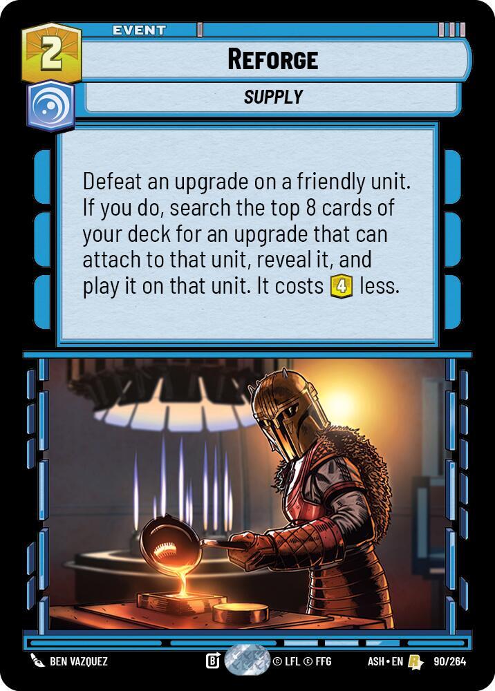 Reforge 90/264 Ashes of the Empire Star Wars card