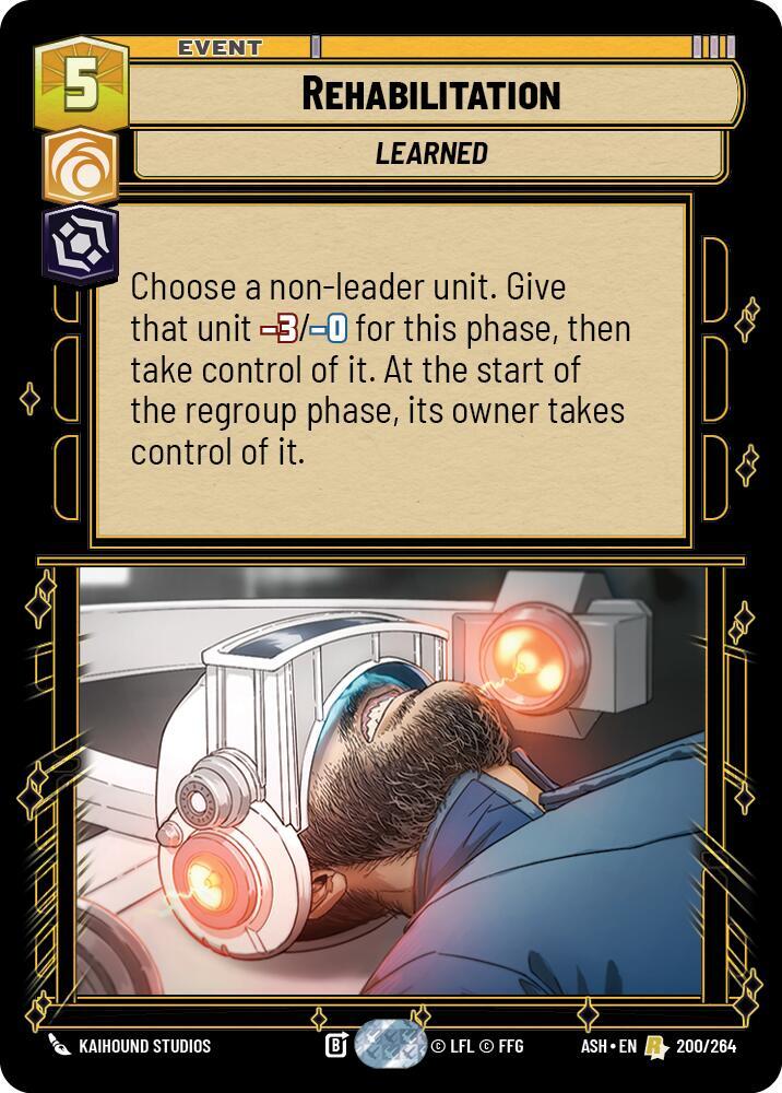 Rehabilitation 200/264 Ashes of the Empire Star Wars card