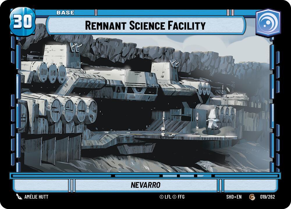 Remnant Science Facility // Shield 19 // T02 Shadows of the Galaxy Star Wars card