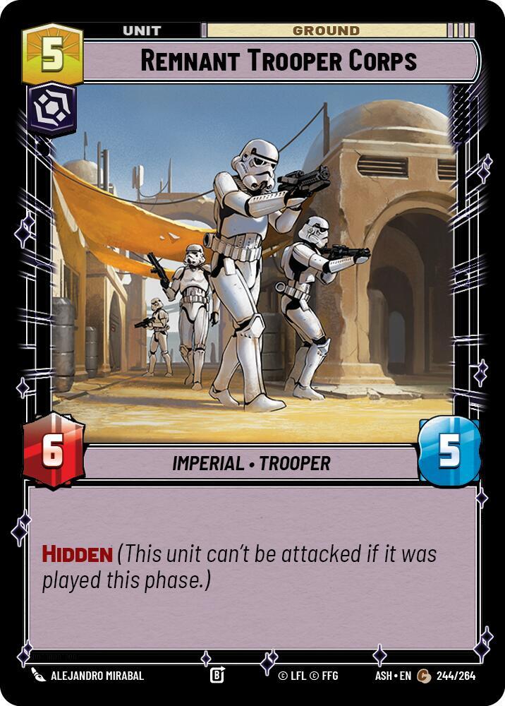 Remnant Trooper Corps 244/264 Ashes of the Empire Star Wars card