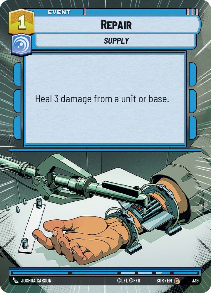 Repair (Hyperspace) 339 Spark of Rebellion Star Wars card