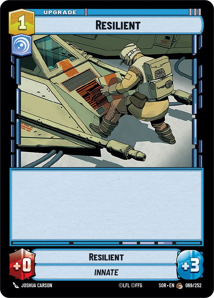 Resilient 069/252 Spark of Rebellion Star Wars card