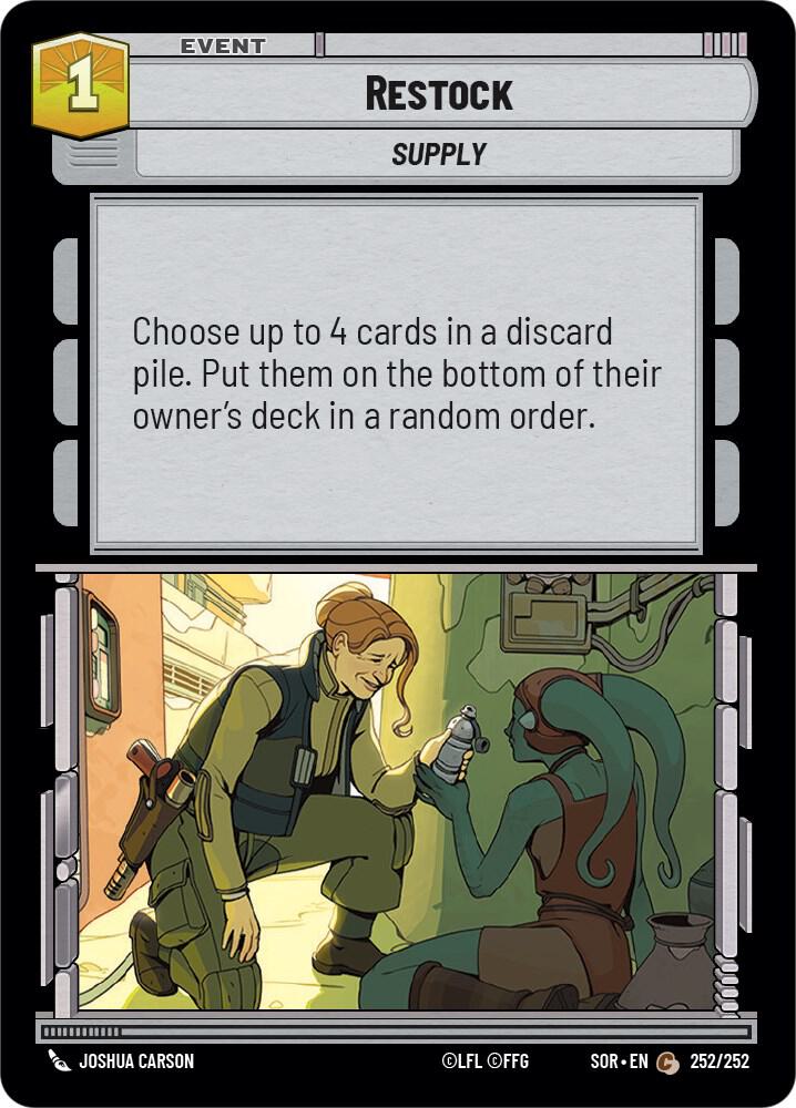 Restock 252/252 Spark of Rebellion Star Wars card