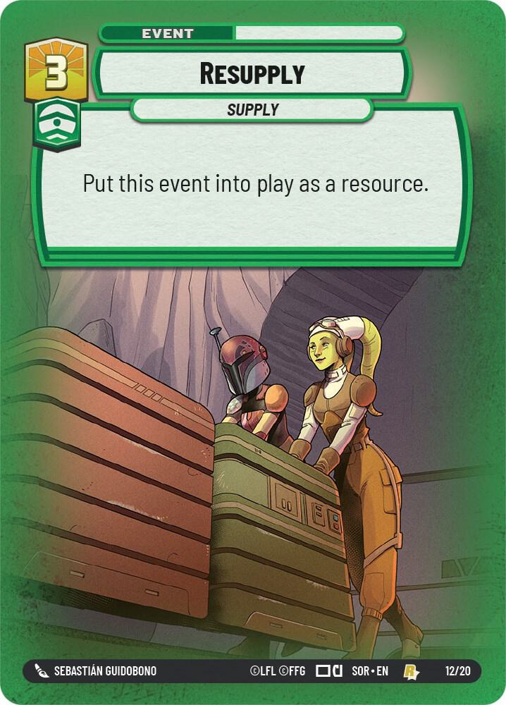 Resupply 46011 Spark of Rebellion: Weekly Play Promos Star Wars card