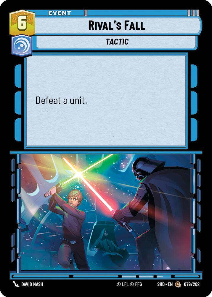 Rival's Fall 079/262 Shadows of the Galaxy Star Wars card