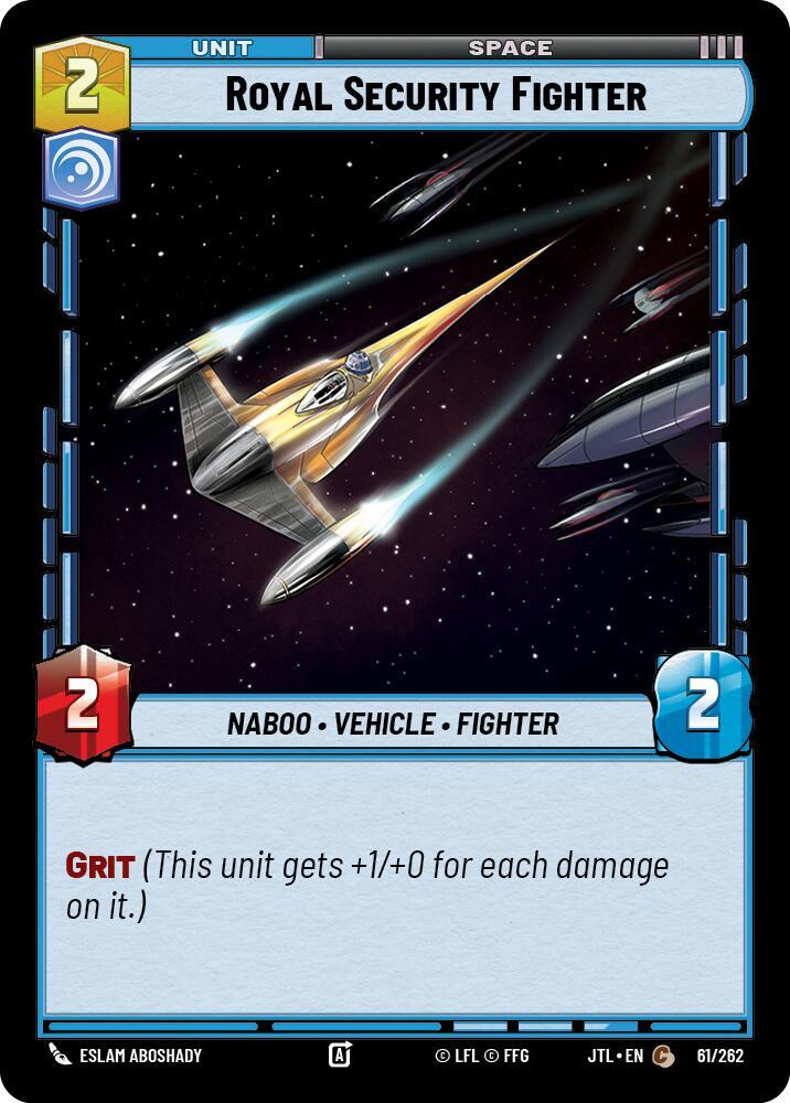 Royal Security Fighter 061/262 Jump to Lightspeed Star Wars card