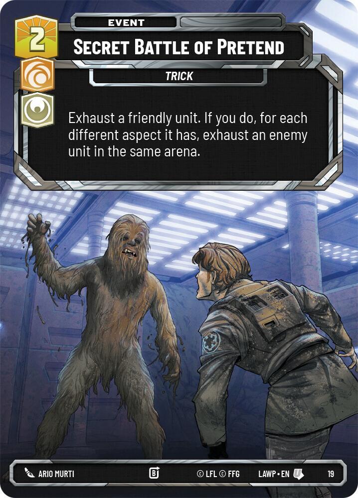 Secret Battle of Pretend 19 A Lawless Time: Weekly Play Promos Star Wars card