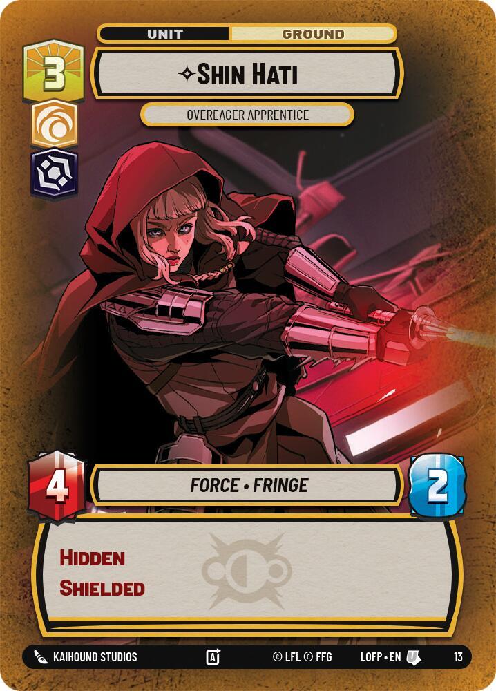 Shin Hati - Overeager Apprentice 13 Organized Play Promos Star Wars card