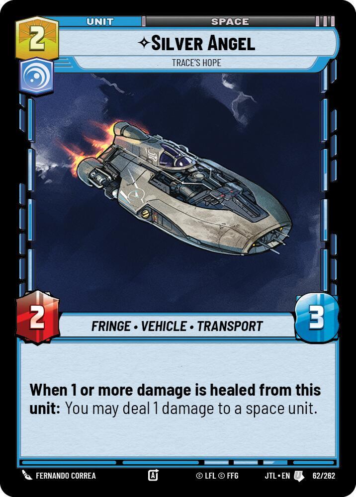 Silver Angel - Trace's Hope 062/262 Jump to Lightspeed Star Wars card