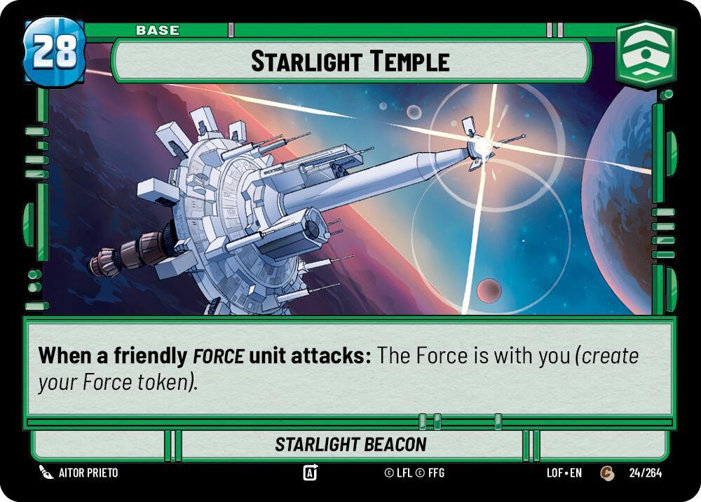 Starlight Temple // Force 024/264 // T03/T03 Legends of the Force Star Wars card