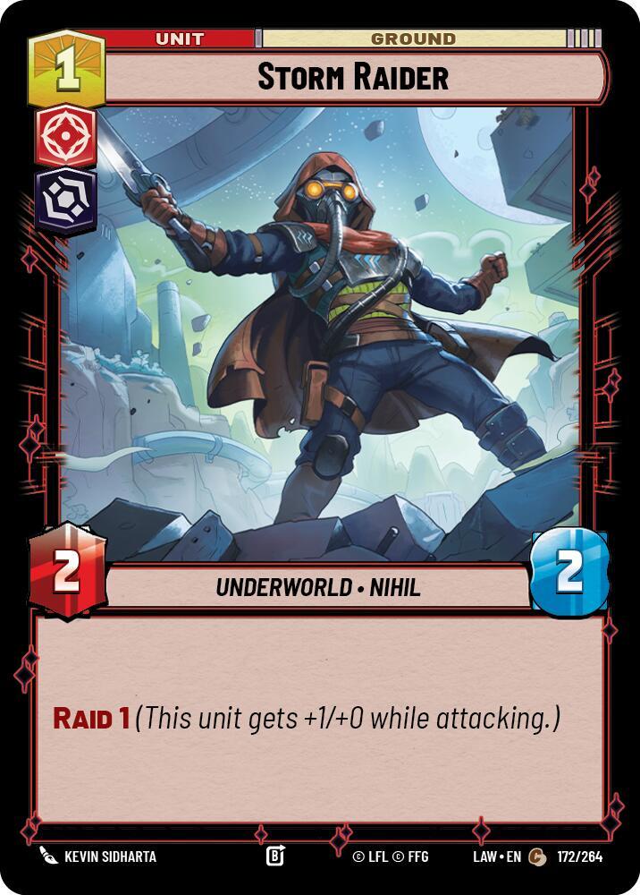 Storm Raider 172/264 A Lawless Time Star Wars card