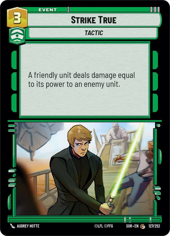 Strike True 127/252 Spark of Rebellion Star Wars card