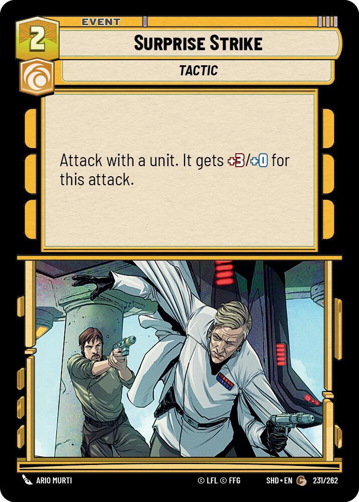 Surprise Strike 231/262 Shadows of the Galaxy Star Wars card