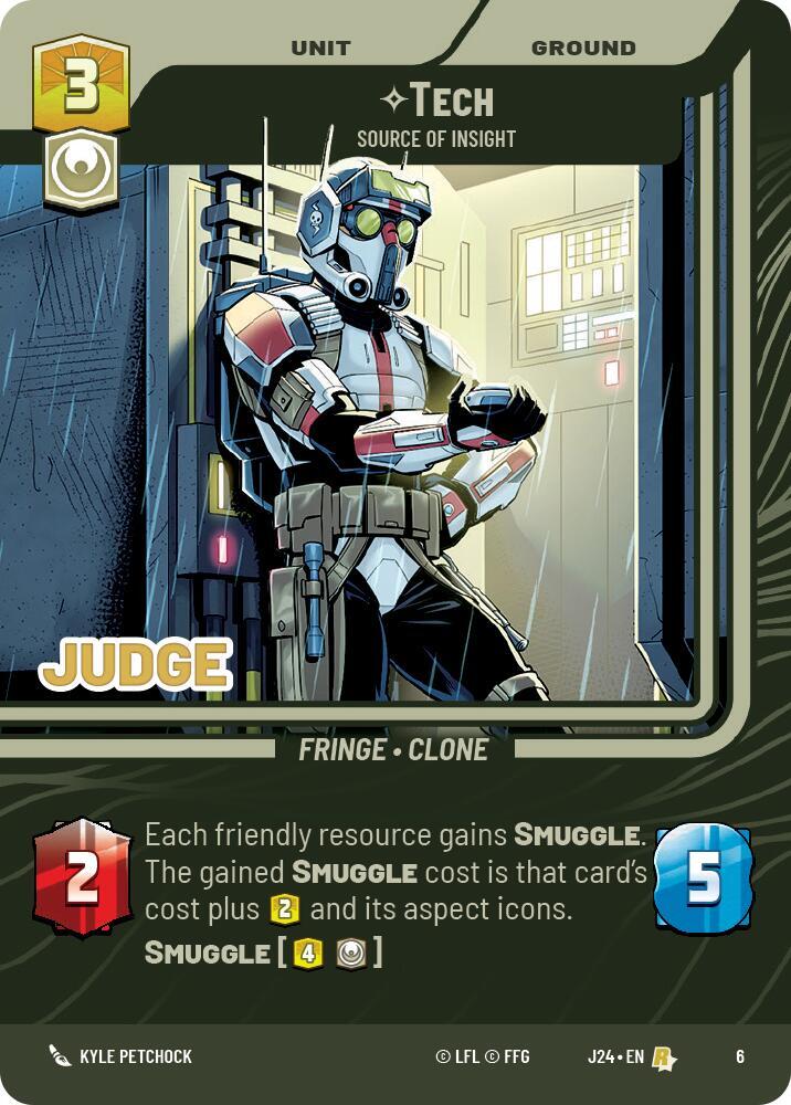 Tech - Source of Insight 6 Judge Promos Star Wars card