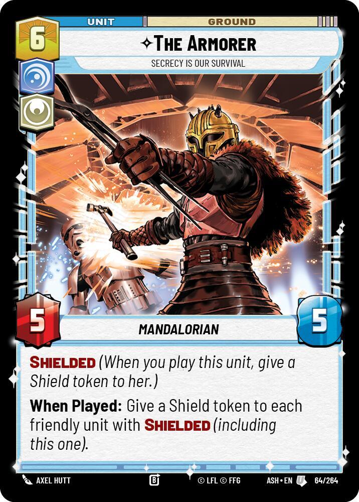The Armorer - Secrecy is Our Survival 64/264 Ashes of the Empire Star Wars card