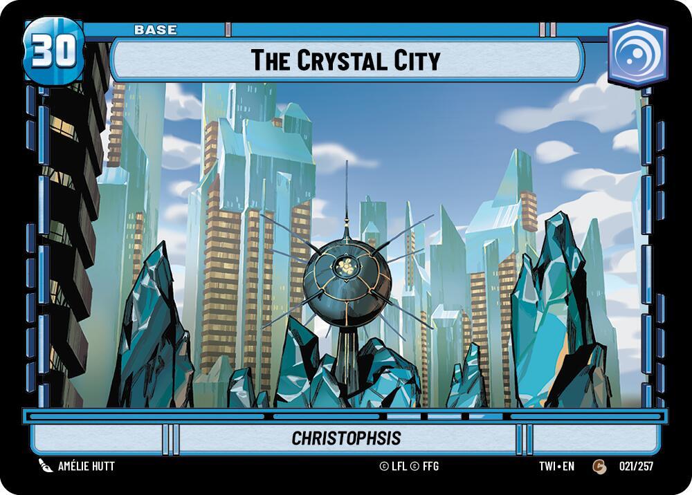 The Crystal City // Clone Trooper 021/257 // T02/T02 Twilight of the Republic Star Wars card