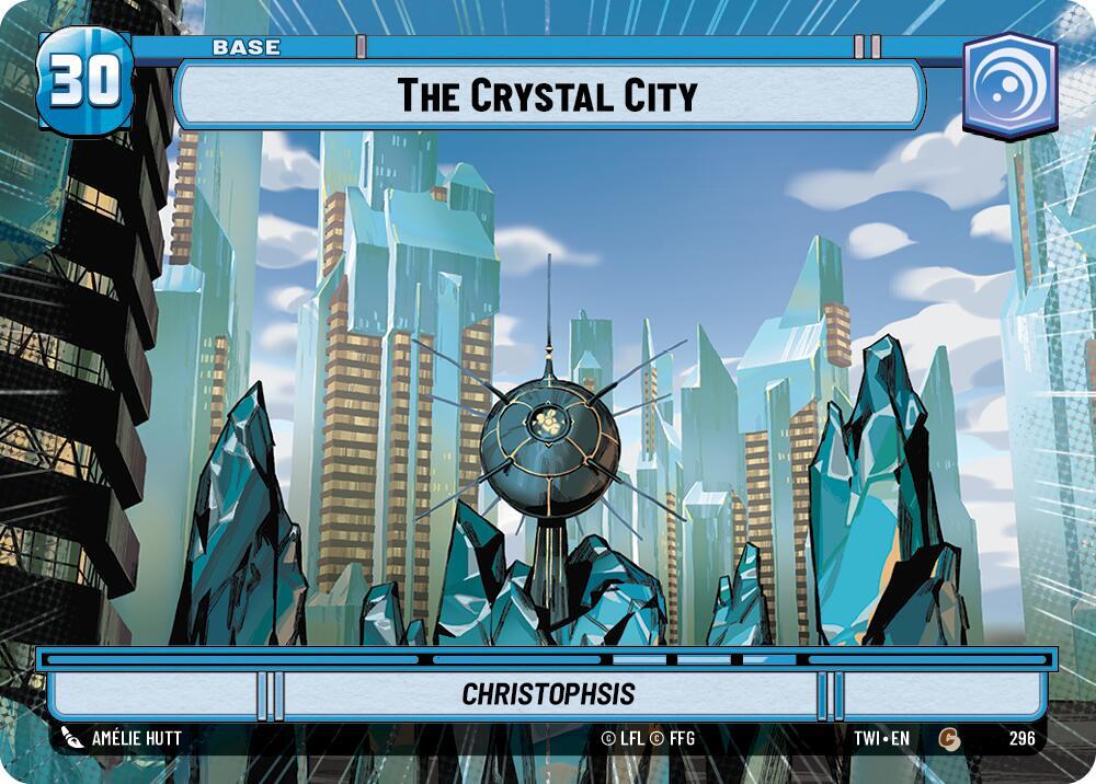 The Crystal City (Hyperspace) 296 Twilight of the Republic Star Wars card