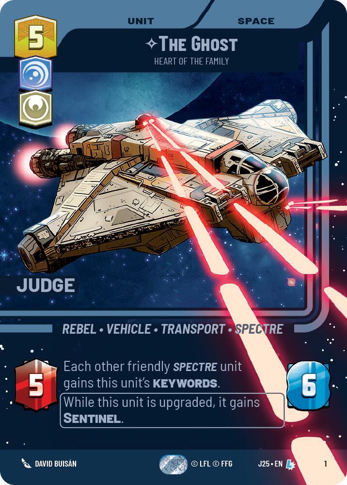 The Ghost - Heart of the Family 1 Judge Promos Star Wars card
