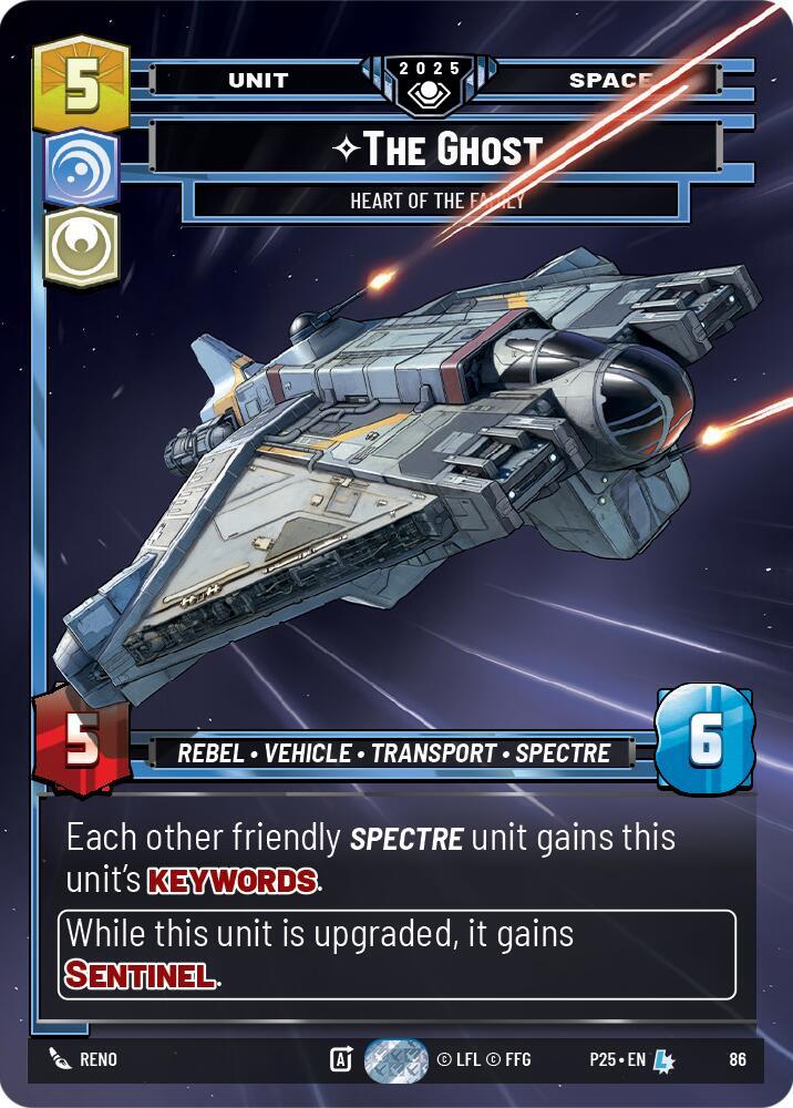 The Ghost - Heart of the Family 86 Organized Play Promos Star Wars card
