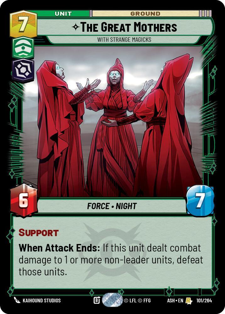 The Great Mothers - With Strange Magicks 101/264 Ashes of the Empire Star Wars card