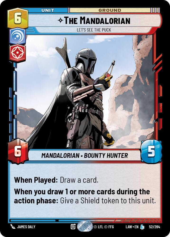The Mandalorian - Let's See The Puck 52/264 A Lawless Time Star Wars card
