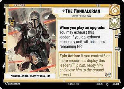 The Mandalorian - Sworn To The Creed 018/262 Shadows of the Galaxy Star Wars card