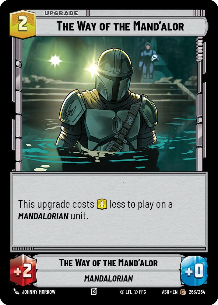 The Way of the Mand'alor 263/264 Ashes of the Empire Star Wars card