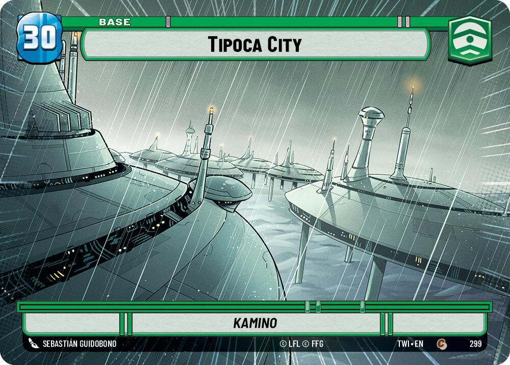 Tipoca City (Hyperspace) 299 Twilight of the Republic Star Wars card