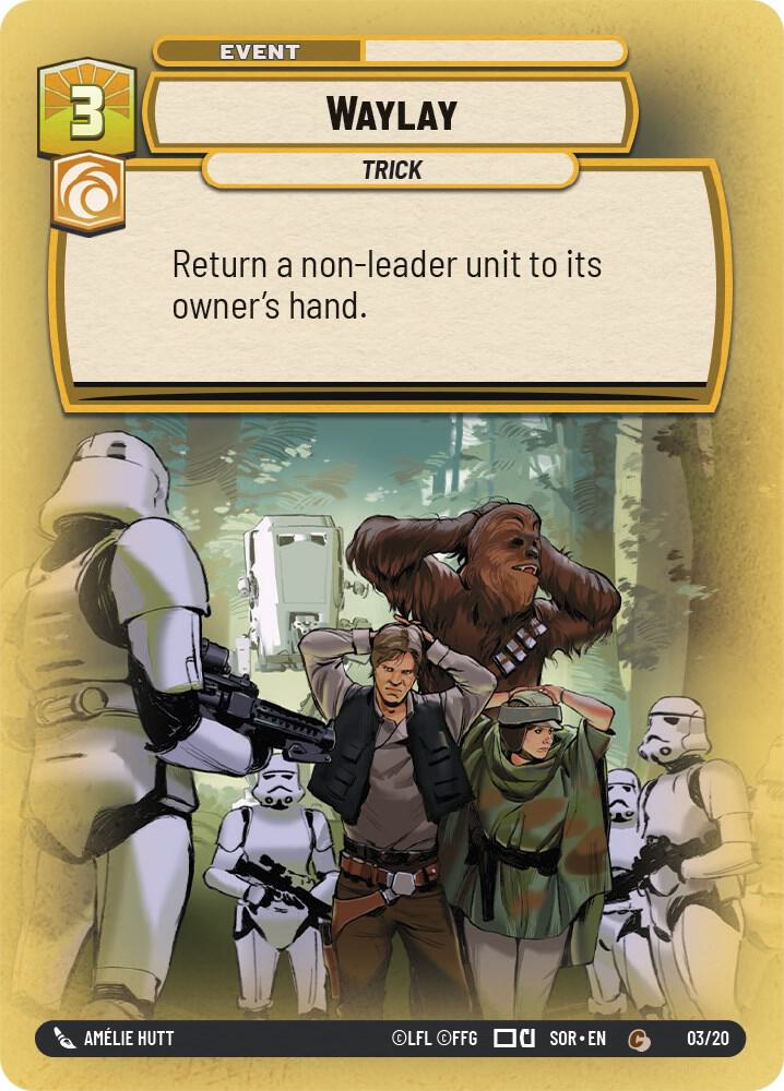 Waylay 45736 Spark of Rebellion: Weekly Play Promos Star Wars card