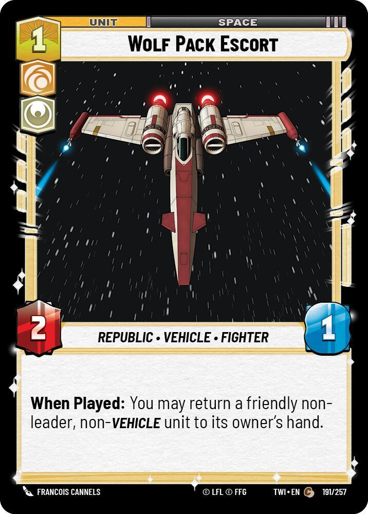 Wolf Pack Escort 191/257 Twilight of the Republic Star Wars card