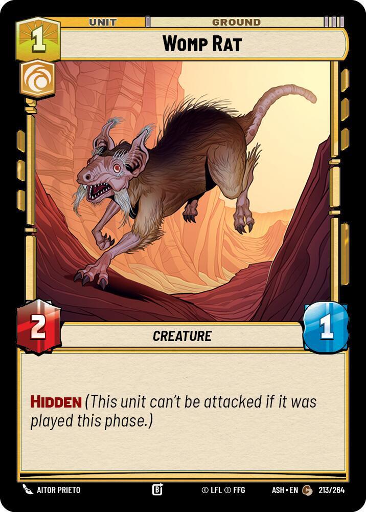 Womp Rat 213/264 Ashes of the Empire Star Wars card