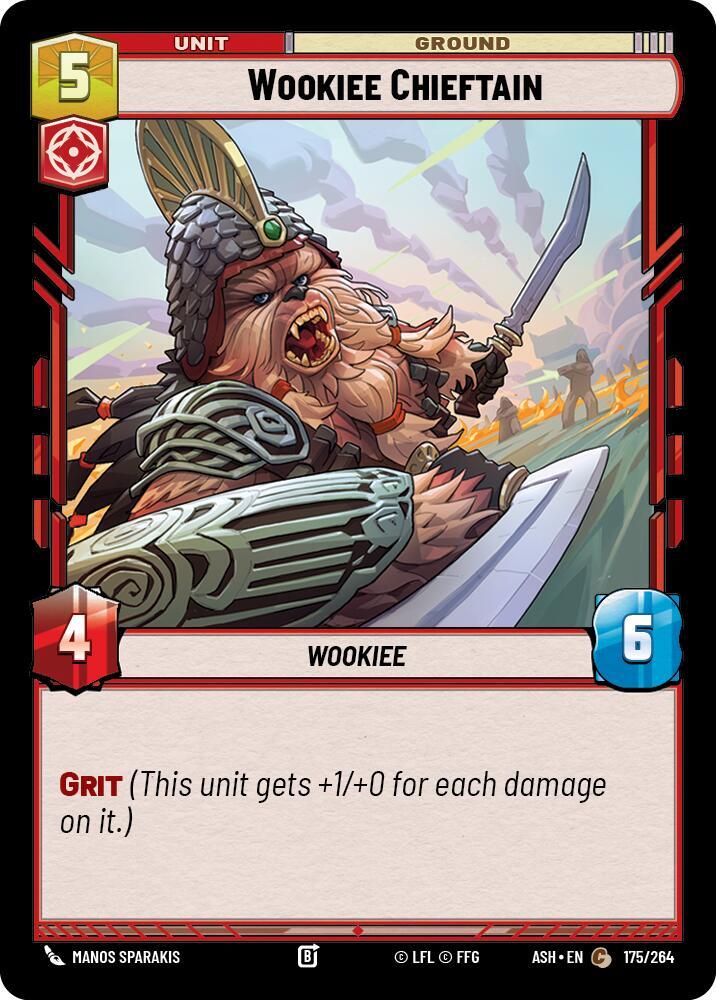 Wookiee Chieftain 175/264 Ashes of the Empire Star Wars card