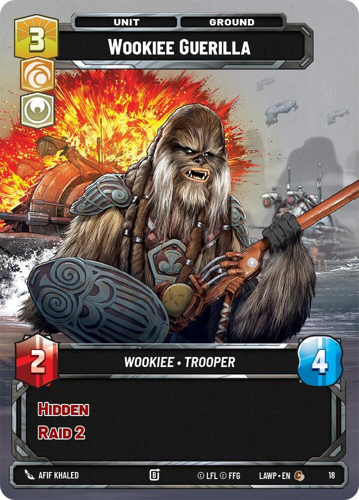 Wookiee Guerilla 18 A Lawless Time: Weekly Play Promos Star Wars card