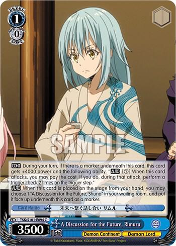 A Discussion for the Future Rimuru TSK/S101-E094 C That Time I Got Reincarnated as a Slime Vol.3 Card