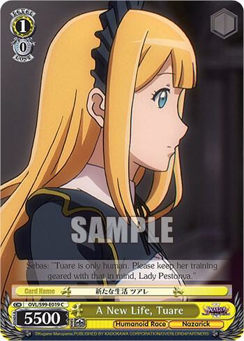 A New Life Tuare OVL/S99-E019 C Nazarick: Tomb of the Undead Vol.2 Card