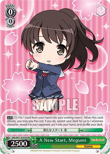A New Start Megumi Foil SHS/W71-E103S PR Saekano How to Raise a Boring Girlfriend. flat Card