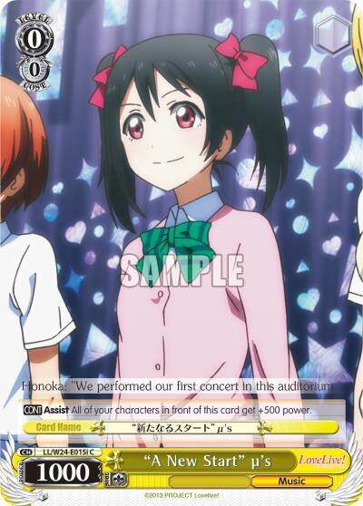 A New Start us I LL/W24-E015i C Love Live! Card