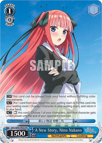 A New Story Nino Nakano 5HY/W90-PE03 PR The Quintessential Quintuplets 2 Card