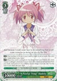 A Painful Thing Madoka MM/W35-E027 RR Puella Magi Madoka Magica the Movie -Rebellion- Card