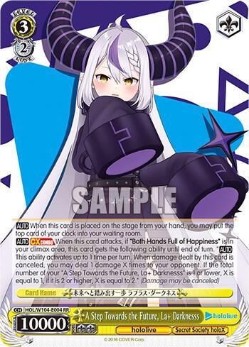 A Step Towards the Future Laplus Darknesss HOL/W104-E004 RR hololive production Vol.2 Card