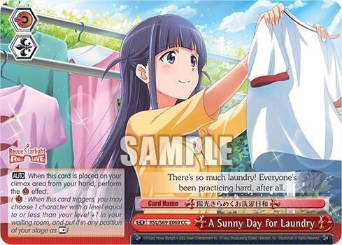 A Sunny Day for Laundry RSL/S69-E069 CC Revue Starlight -Re LIVE- Card
