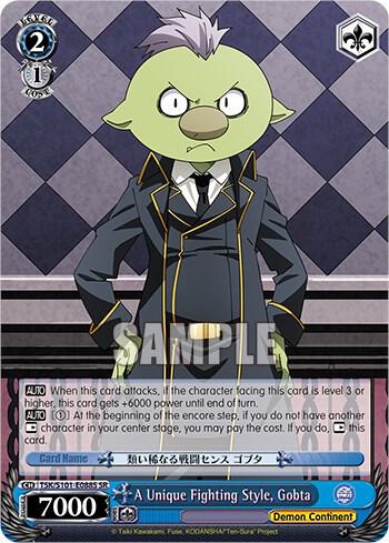 A Unique Fighting Style Gobta SR TSK/S101-E088S SR That Time I Got Reincarnated as a Slime Vol.3 Card