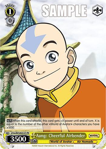 Aang Cheerful Airbender ATLA/BCS2023-01 PR Bushiroad Event Cards Card