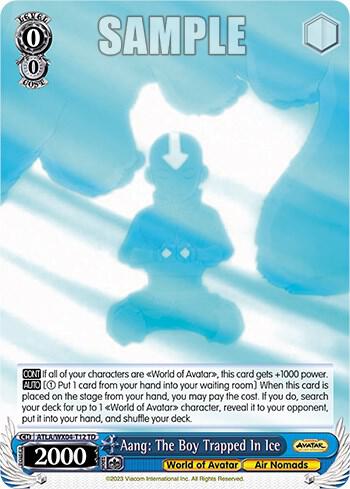 Aang The Boy Trapped In Ice ATLA/WX04-T12 TD Avatar: The Last Airbender Card