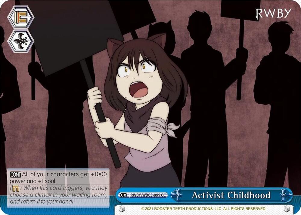 Activist Childhood RWBY/WX03-099 CC RWBY Card