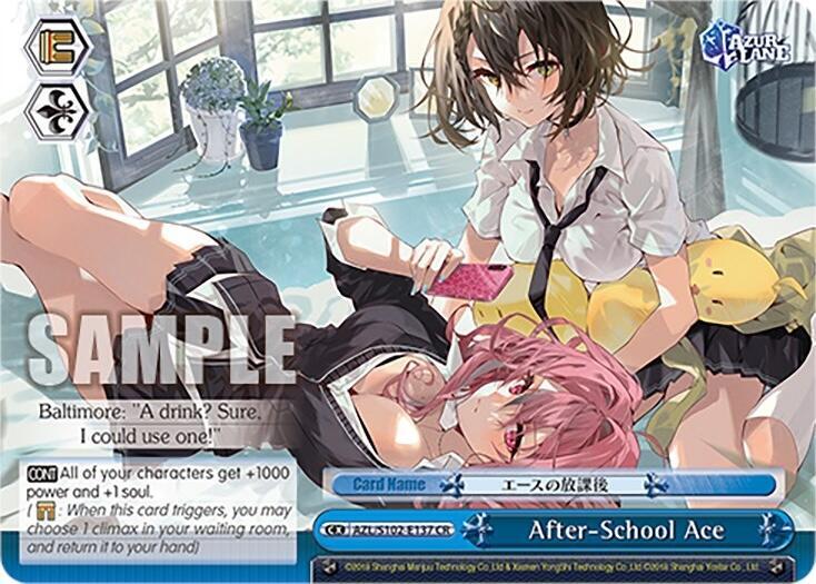 After School Ace AZL/S102-E137 CR Azur Lane Card