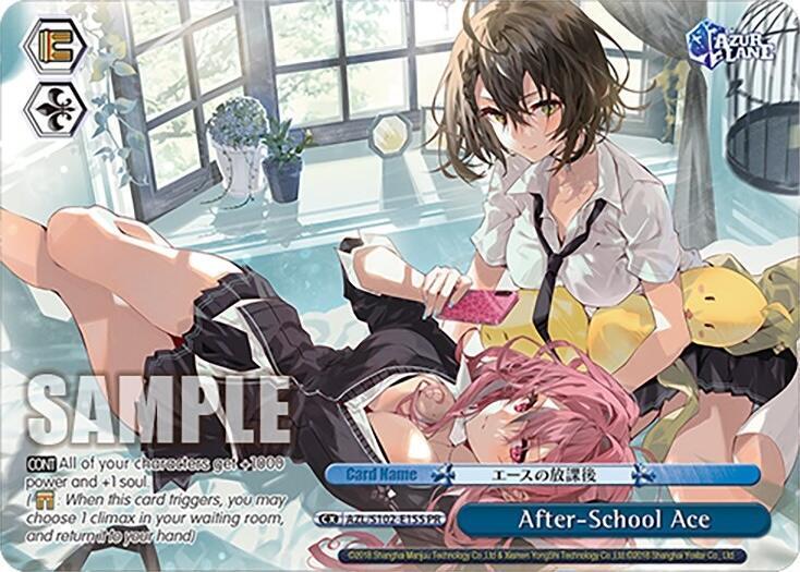 After School Ace PR AZL/S102-E155 PR Azur Lane Card